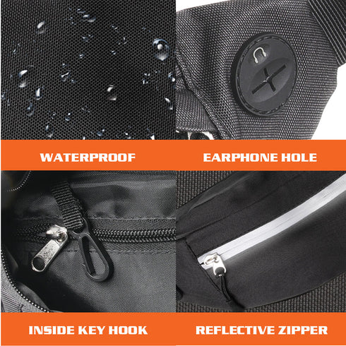 Zol Moda Waist Bag (Black) - Zol